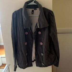 Gray 100% Cotton Medium Element Jacket